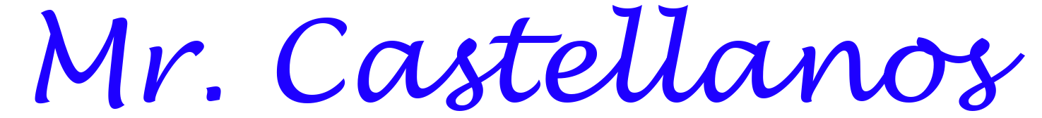 Mr. Castellanos